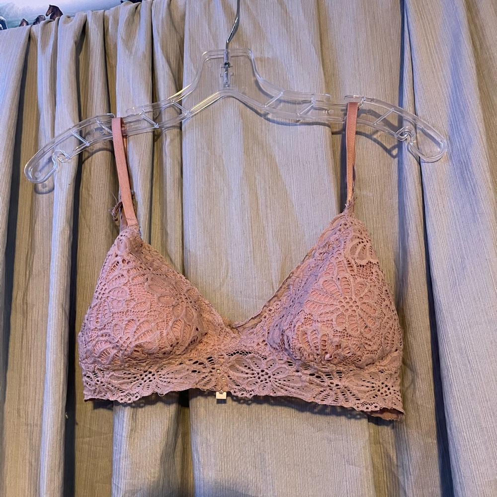 Pink Lace Bra